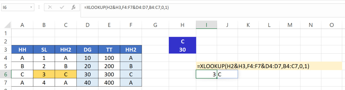 Khám phá hàm XLOOKUP - công cụ tìm kiếm mạnh mẽ của Excel