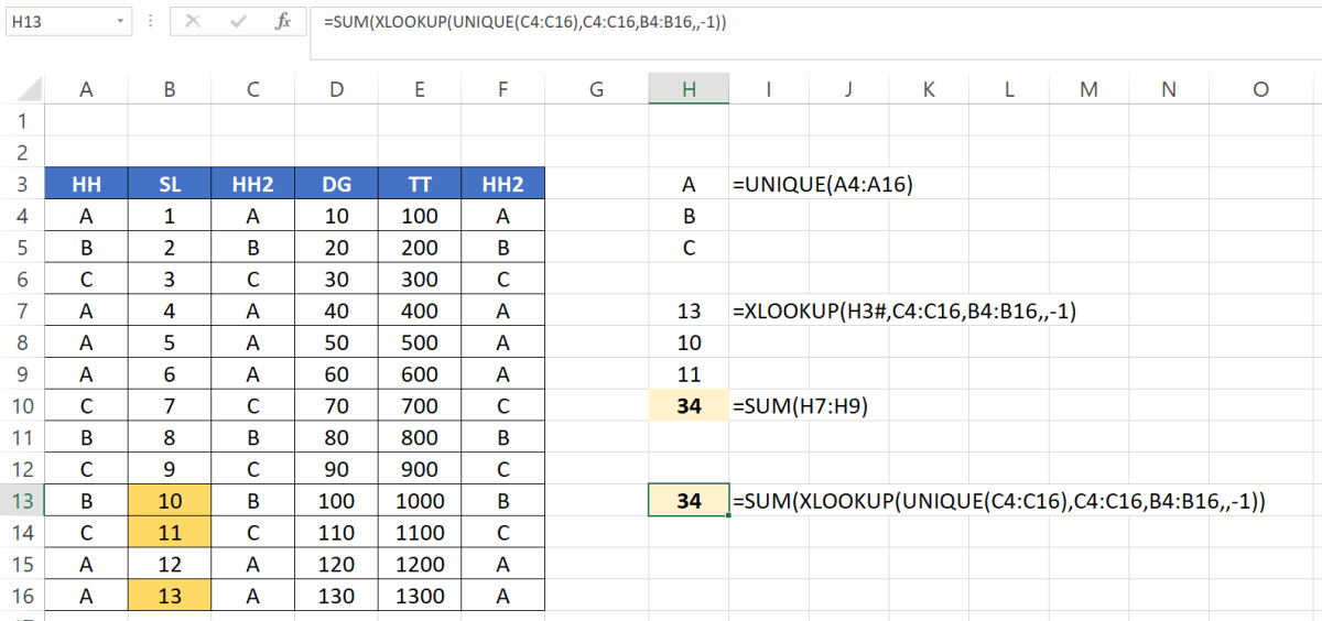 Khám phá hàm XLOOKUP - công cụ tìm kiếm mạnh mẽ của Excel