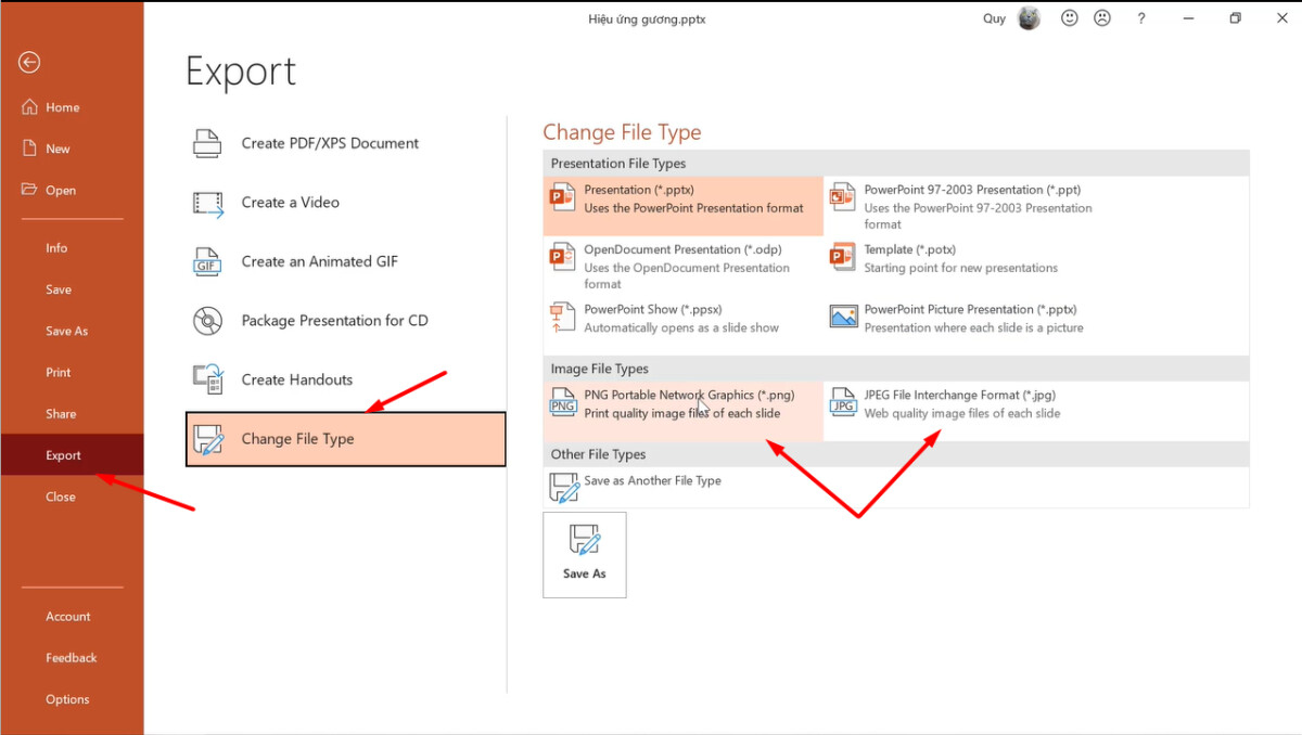 Cách tạo hiệu ứng hình ảnh đối xứng trong Powerpoint