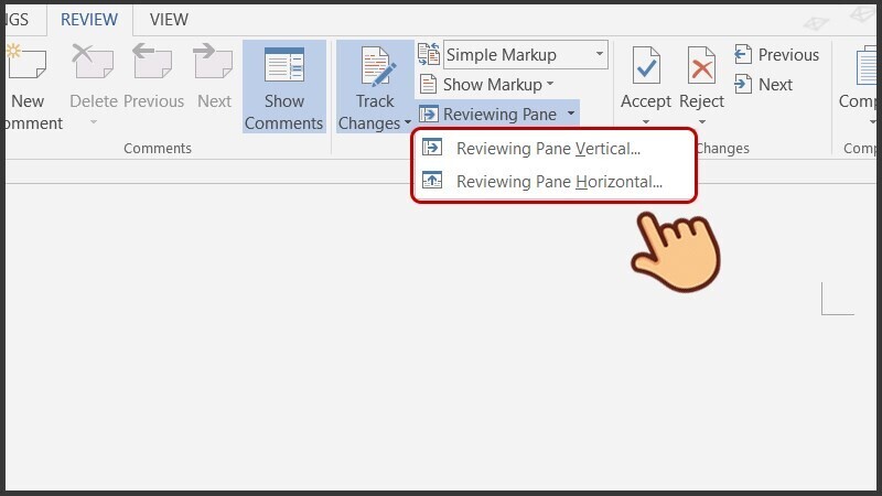 Xem các thay đổi trong một cửa sổ khác 1
