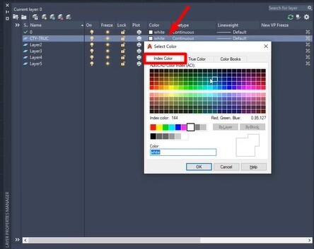 Hướng dẫn cách thiết lập Layer trong AutoCAD chi tiết