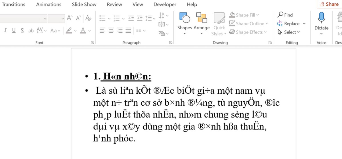 Hướng dẫn cách sửa lỗi font chữ trong Powerpoint chắc chắn thành công