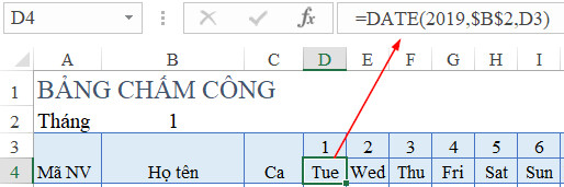 Hướng dẫn cách lập bảng chấm công theo ca và làm thêm giờ trên Excel