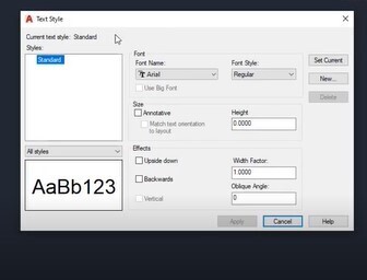 Cách Thiết Lập Textstyle Cho Đúng Và Đẹp Để Viết Chữ Trong Autocad