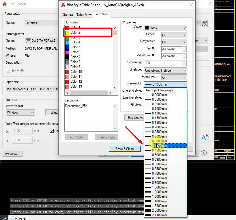 3 bước thiết lập và in ấn bản vẽ AutoCAD chuẩn đẹp chuyên nghiệp