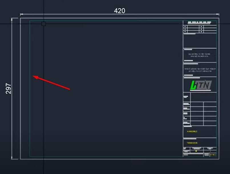 Rất Hay: Thực Hành Tạo Khung Tên Cho Bản Vẽ Autocad Có Hướng Dẫn Chi Tiết