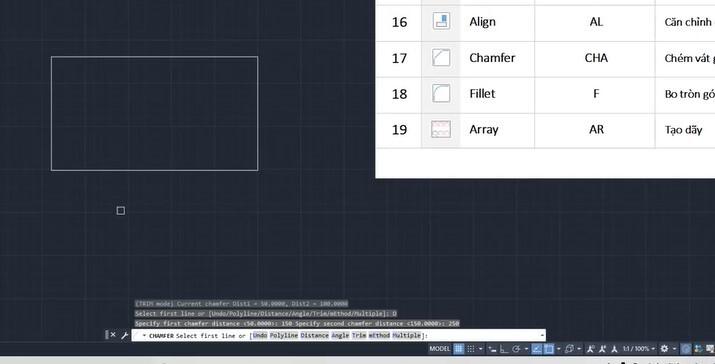 19 lệnh Modifying Commands hiệu chỉnh đối tượng hình học AutoCAD (Phần 2)