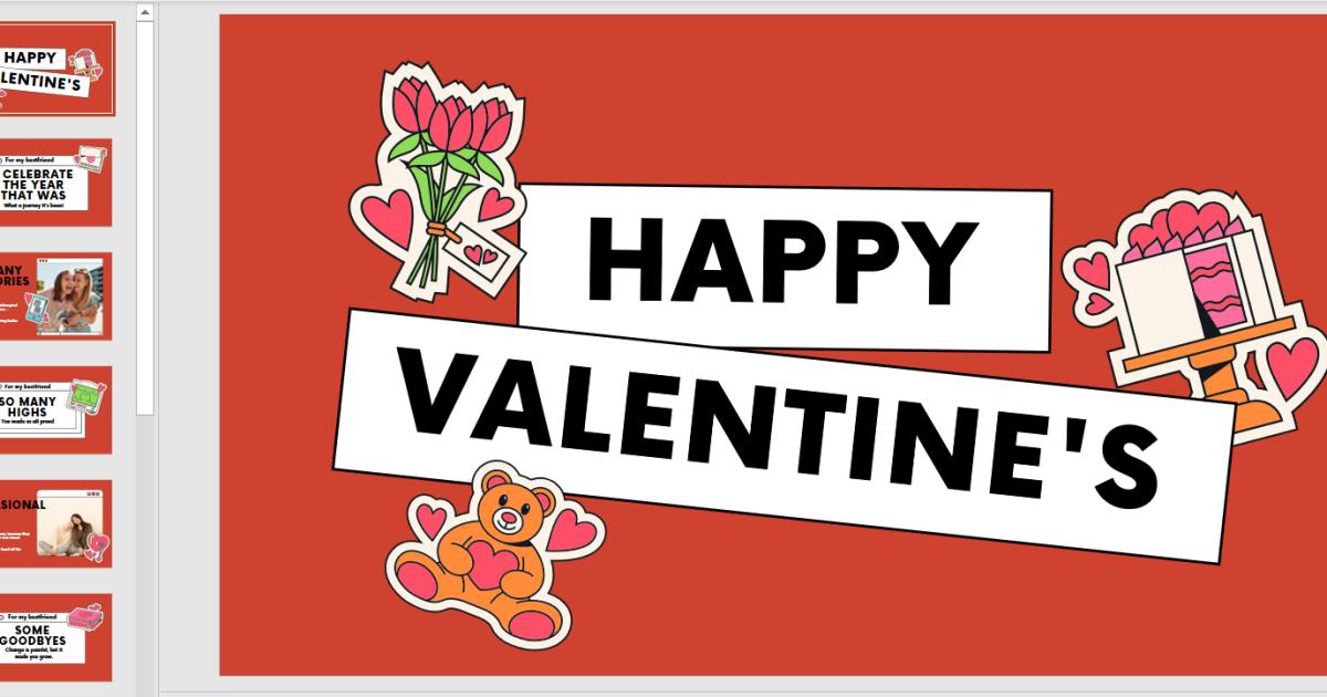 Tặng ngay 20+ slide Powerpoint lãng mạn cho dịp lễ Valentine