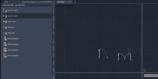 3 bước quản lý thư viện Blocks với Tool Palettes trong AutoCAD