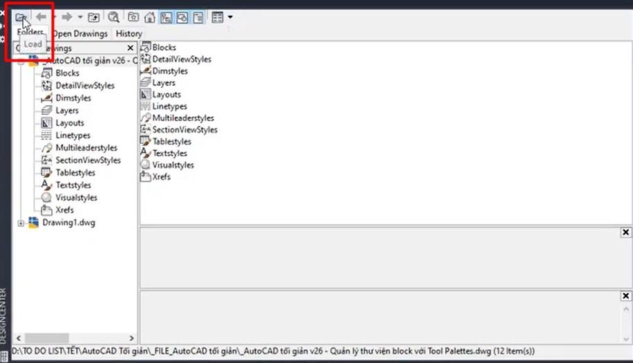 3 bước quản lý thư viện Blocks với Tool Palettes trong AutoCAD