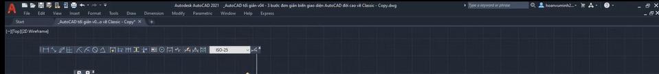 3 bước biến giao diện AutoCAD đời cao về Classic nhanh chóng và hiệu quả