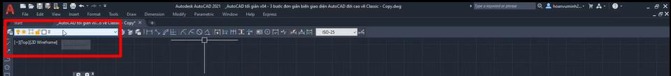 3 bước biến giao diện AutoCAD đời cao về Classic nhanh chóng và hiệu quả