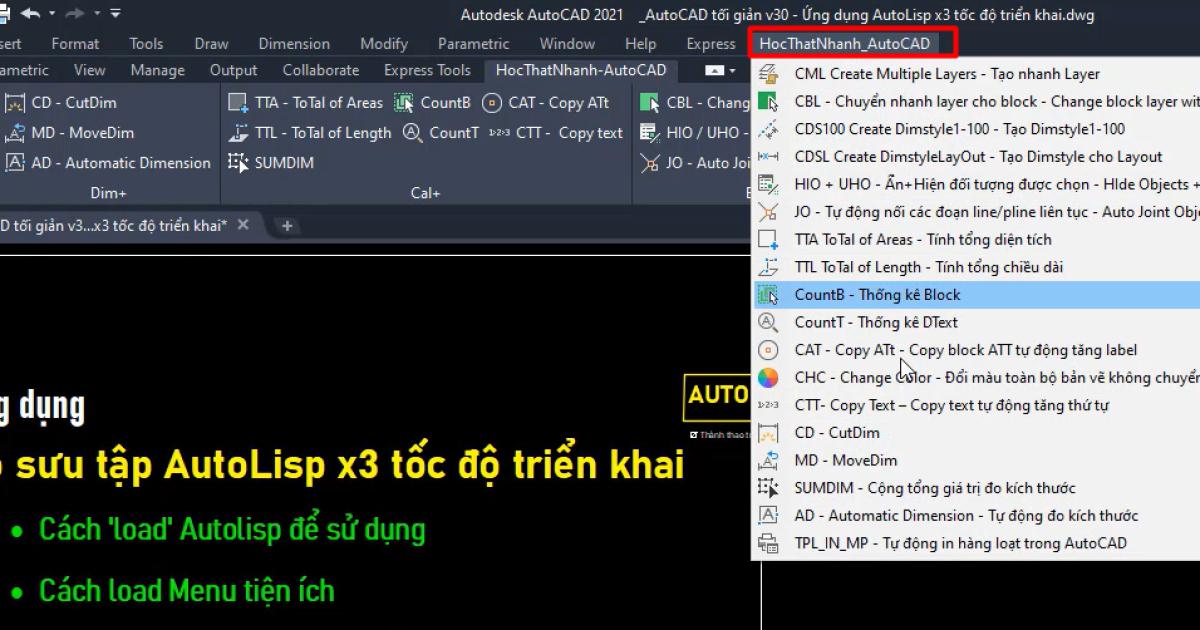 Ứng dụng AutoLisp x3 tốc độ triển khai bản vẽ AutoCAD (Phần 1)