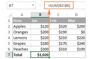 Cách dùng chức năng AutoSum trong Excel hiệu quả nhất