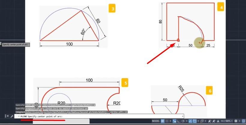 11 bài tập AutoCAD từ cơ bản đến nâng cao kèm ví dụ chi tiết