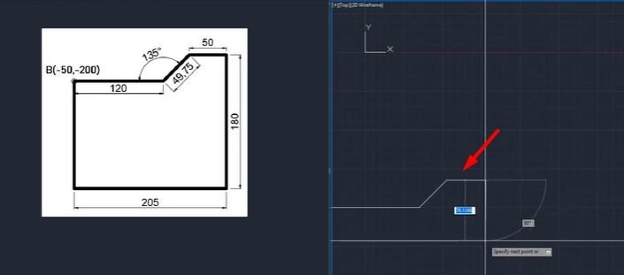 Hướng dẫn phương pháp nhập tọa độ chuẩn trong AutoCAD (Phần 2)