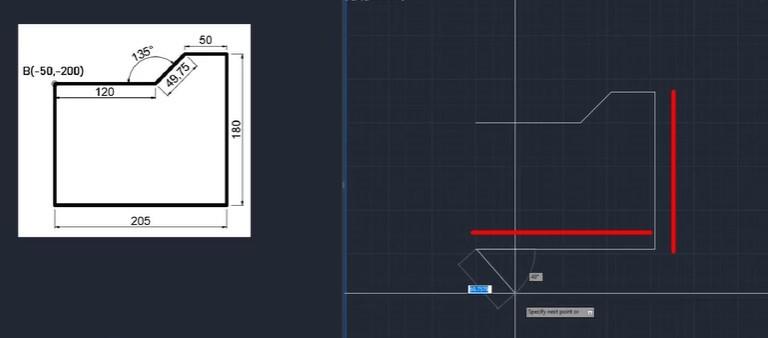 Hướng dẫn phương pháp nhập tọa độ chuẩn trong AutoCAD (Phần 2)
