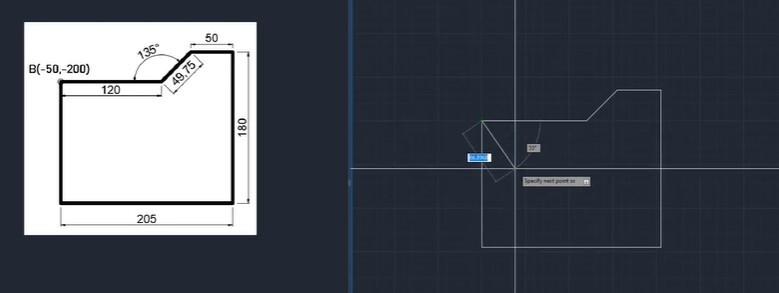 Hướng dẫn phương pháp nhập tọa độ chuẩn trong AutoCAD (Phần 2)