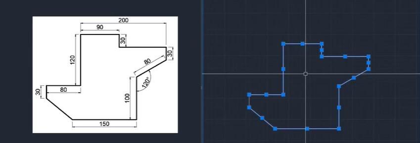 Hướng dẫn phương pháp nhập tọa độ chuẩn trong AutoCAD (Phần 2)