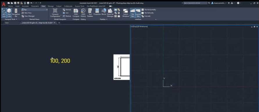 Hướng dẫn phương pháp nhập tọa độ chuẩn trong AutoCAD (Phần 2)
