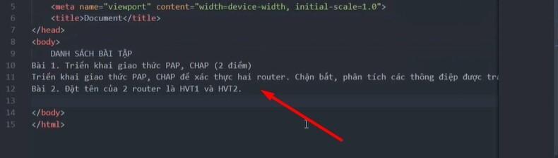 Bài tập thực hành với các thẻ định dạng chữ trong HTML