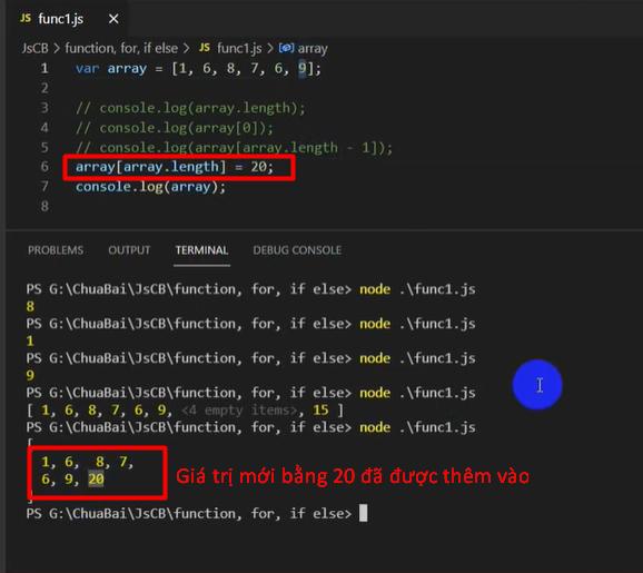 Bài tập thực hành với Array trong Javascript cho người mới bắt đầu