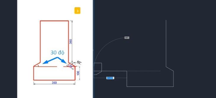Bài tập thực hành vẽ AutoCAD nhanh bằng LINE và nhập tọa độ