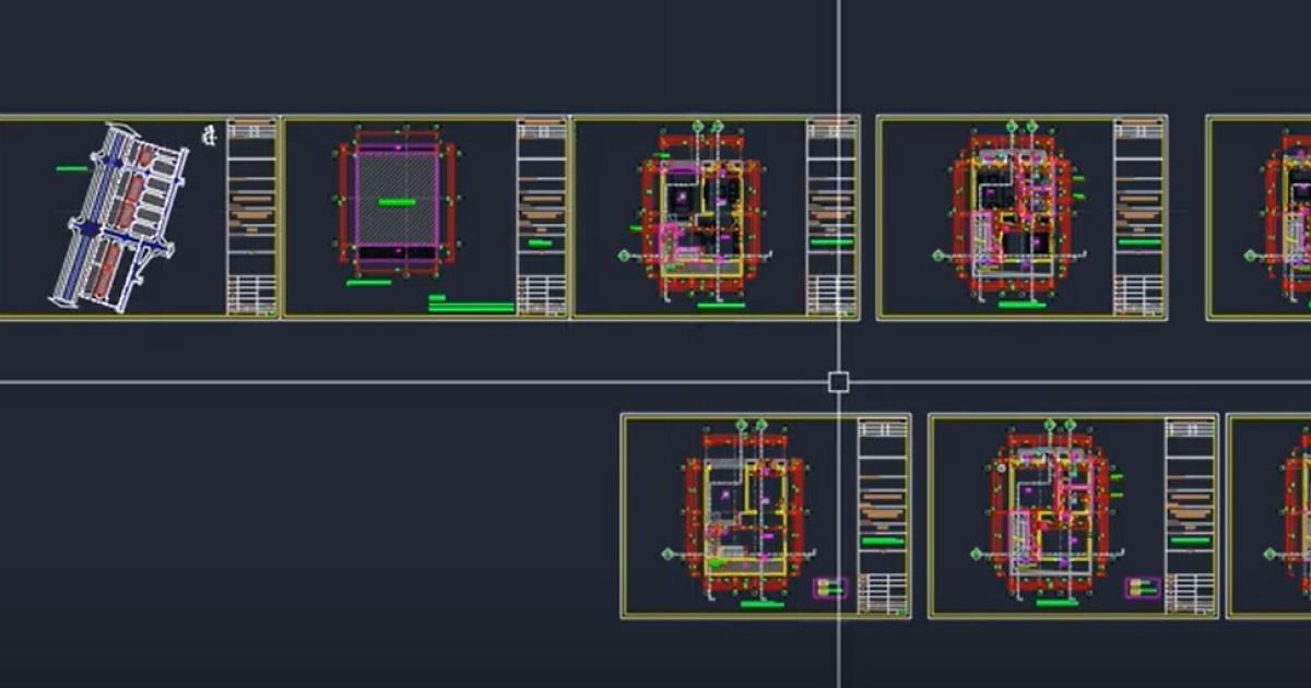 Đọc vị bản vẽ AutoCAD được bố cục trên không gian Model
