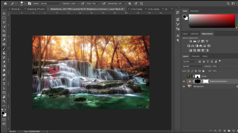 Xóa vật thể trong Photoshop với Brush Tool, Layer Mask & công cụ khác