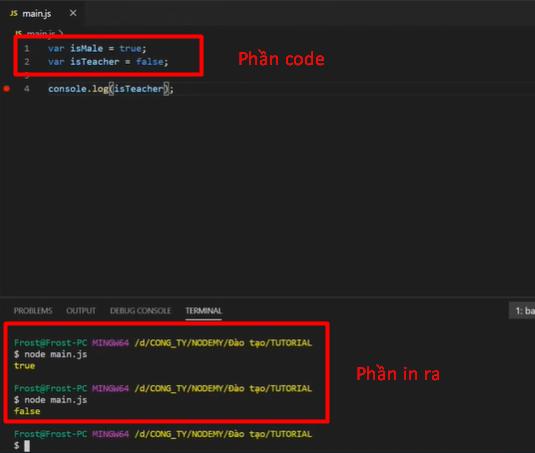 5 kiểu dữ liệu của biến trong Javascript được sử dụng nhiều nhất