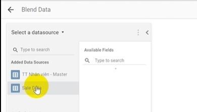Hướng dẫn chi tiết cách Blend Data trong Google Data Studio