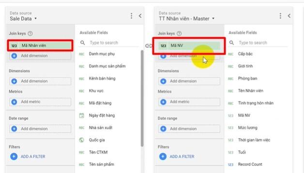 Hướng dẫn chi tiết cách Blend Data trong Google Data Studio