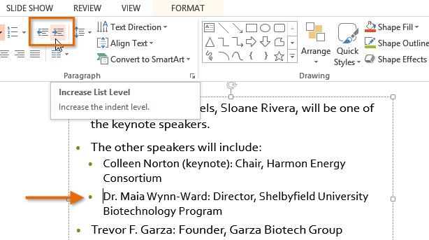 Hướng dẫn cách căn lề và giãn cách dòng trong PowerPoint