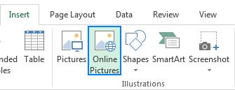 Chèn ảnh vào Excel