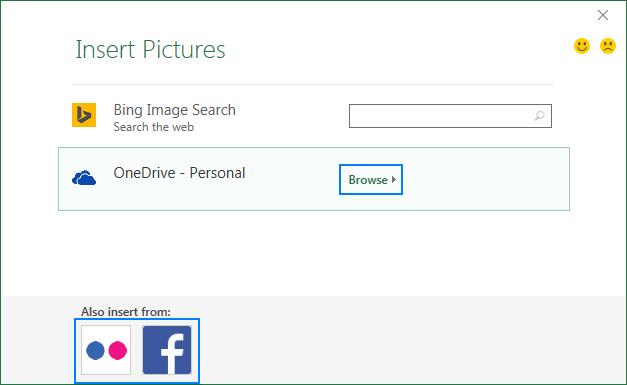 Chèn ảnh vào Excel