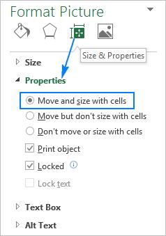 Chèn ảnh vừa vào 1 ô