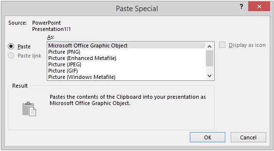 Hướng dẫn cách dán ảnh bảng dữ liệu trong Excel vào Powerpoint