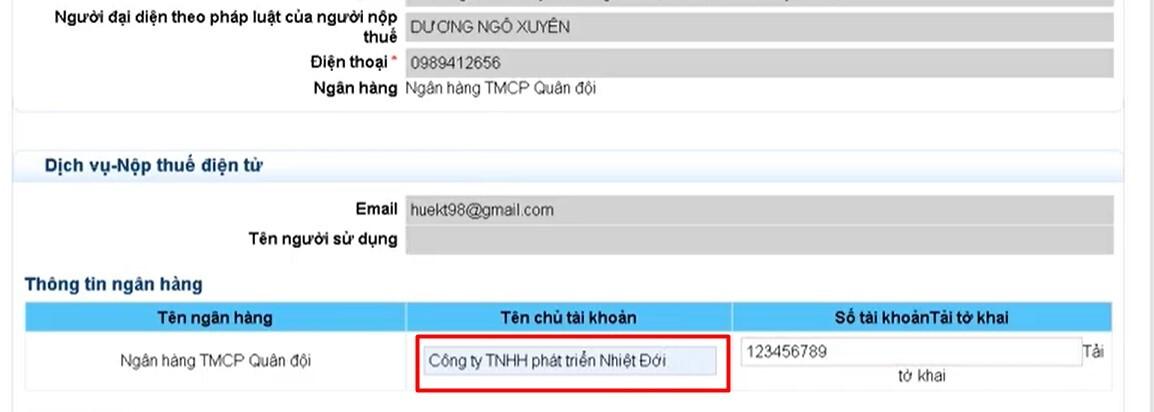 Hướng dẫn cách đăng ký tài khoản nộp thuế điện tử qua ngân hàng