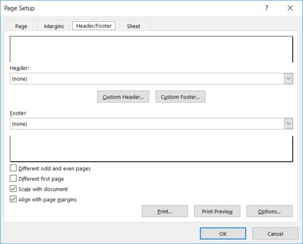 Cách đánh số trang trong Excel