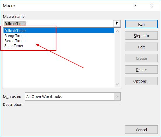 Hướng dẫn cách đo tốc độ tính toán của Excel bằng VBA