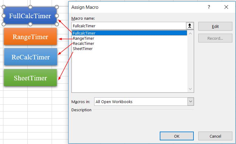 Hướng dẫn cách đo tốc độ tính toán của Excel bằng VBA