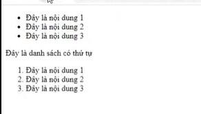 Hướng dẫn cách dùng thẻ div và cách tạo danh sách trong HTML