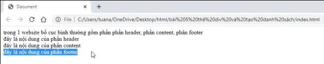 Hướng dẫn cách dùng thẻ div và cách tạo danh sách trong HTML