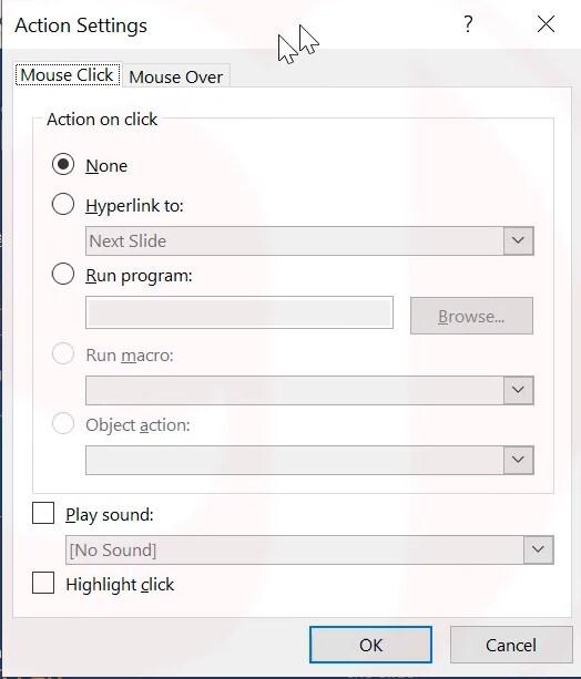Cách dùng Insert Action trong Powerpoint để bổ sung hành động