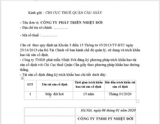 Hướng dẫn hạch toán mua tài sản cố định và cách tính khấu hao TSCĐ