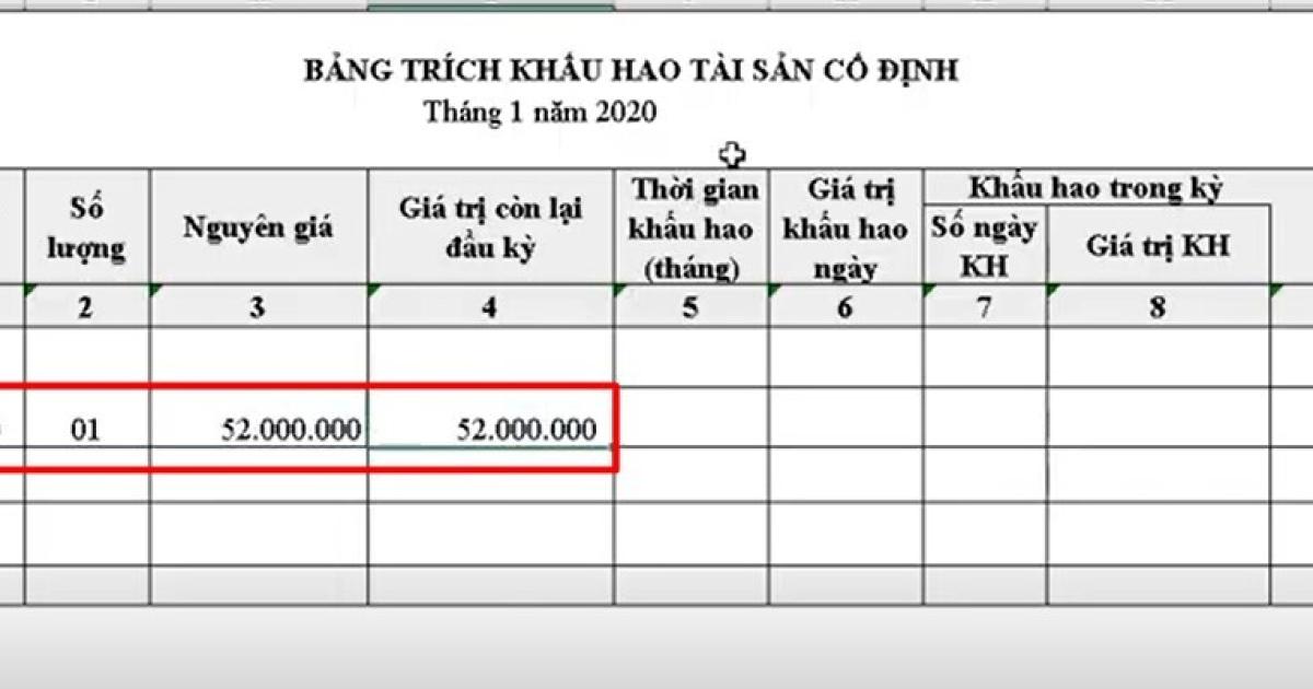 Hướng dẫn hạch toán mua tài sản cố định và cách tính khấu hao TSCĐ