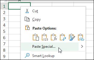 Hướng dẫn cách khắc phục lỗi Copy và Paste trong Excel
