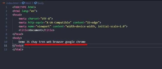 Hướng dẫn chi tiết cách khởi tạo chương trình đầu tiên với Javascript