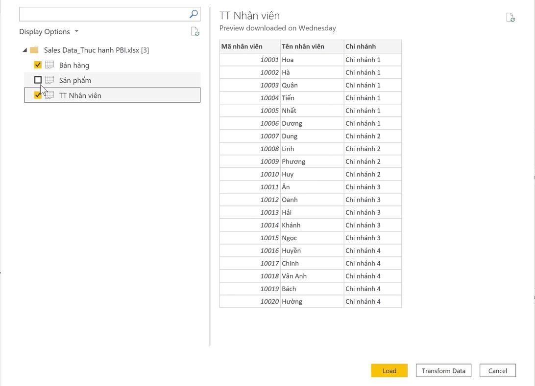 Cách lấy dữ liệu từ nguồn bên ngoài và kết nối với Power BI