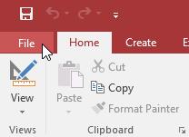 Cách quản lý dữ liệu Database và các đối tượng trong Access 2016